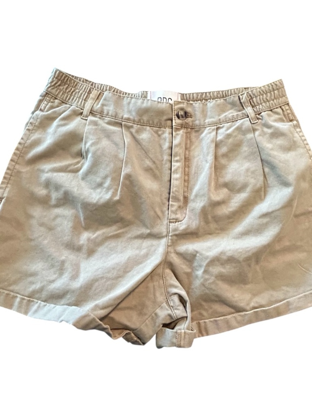 NWT Urban Outfitters BDG Women's Shorts Sz S Beige Elastic Waist Beach Comfy